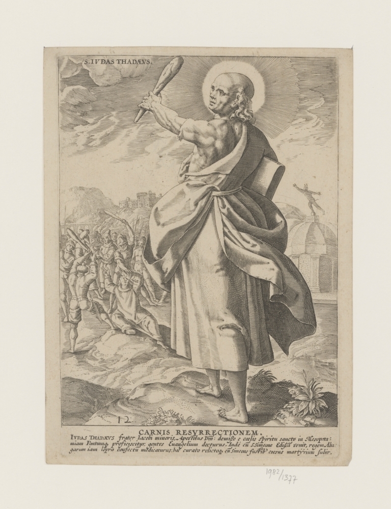 S. Judas Thadeus (serie: Thesaurus novi Testamenti elegantissimis iconibus expressus continens historias atque miracula doni nostri Iesu Christi )