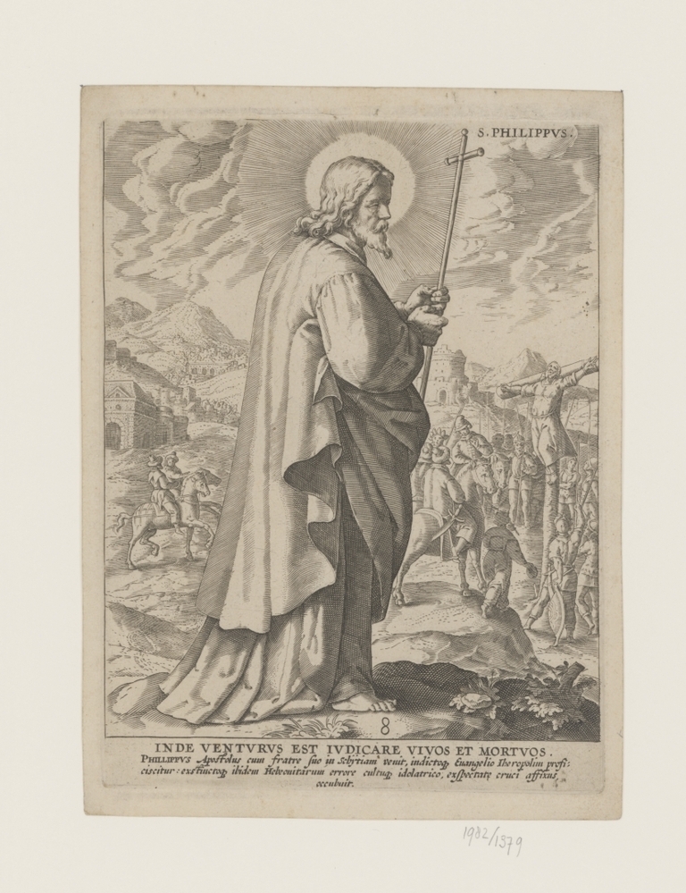 S. Philippus (serie: Thesaurus novi Testamenti elegantissimis iconibus expressus continens historias atque miracula doni nostri Iesu Christi)