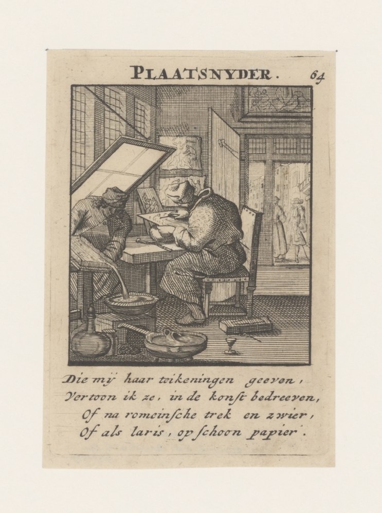 De plaatsnijder (uit de serie: 100 ambachten)