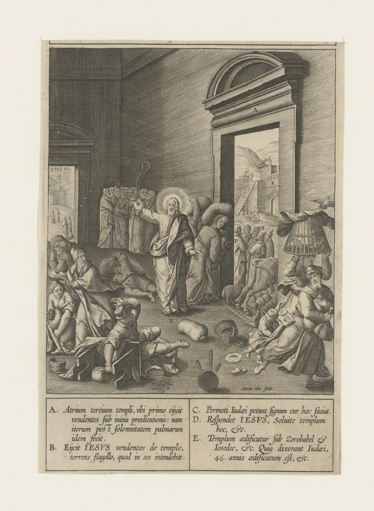 Jezus drijft de geldwisselaars uit de tempel