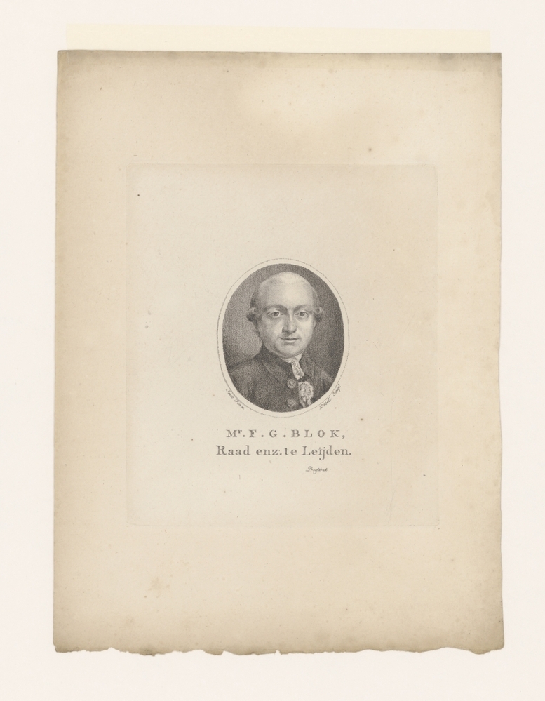 Mr. F. G. Blok Raad enz. te Leijden.