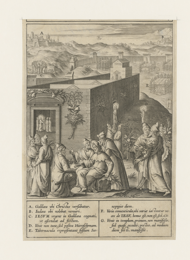 Christus op het Loofhuttenfeest