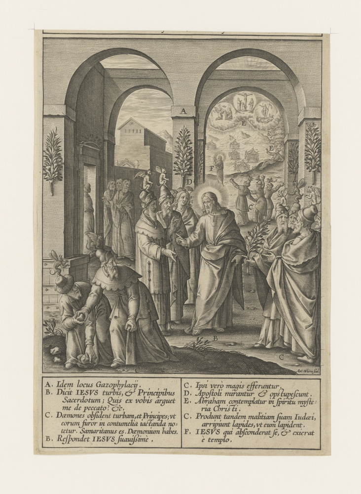 Farizeeën willen Christus stenigen