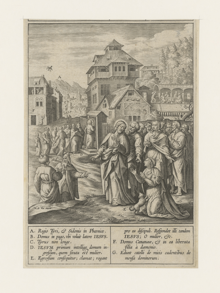 Genezing van de dochter van een Kanaäniet