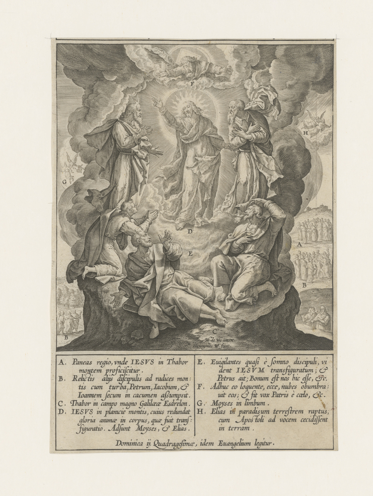 Jezus op de berg Thabor