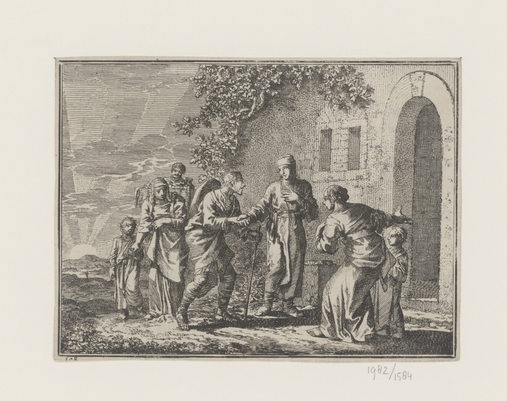 De vreemdelingen werden geherbergd