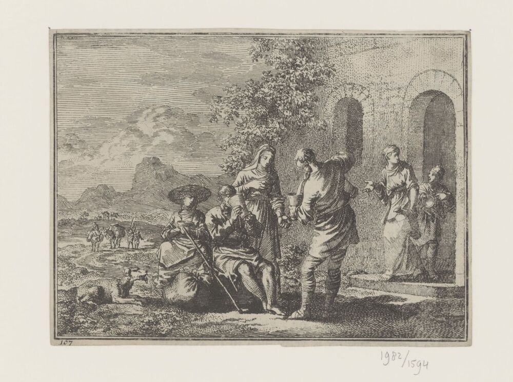 Rustende reizigers lessen hun dorst