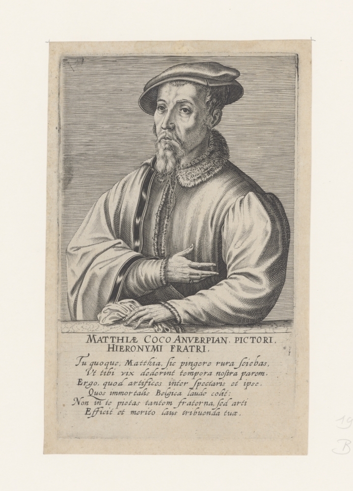 Matthys Cock (serie Portretten van beroemde schilders uit de Lage Landen)