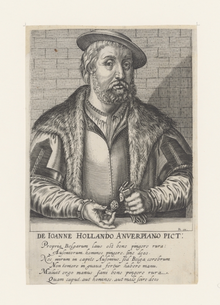 Jan van Amstel (serie: Portretten van beroemde schilders uit de Lage Landen)