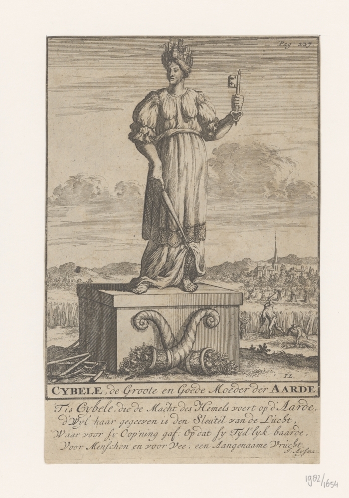 Cybelle, de groote en goede moeder der aarde (uit de serie: 't Ryck der Goden)