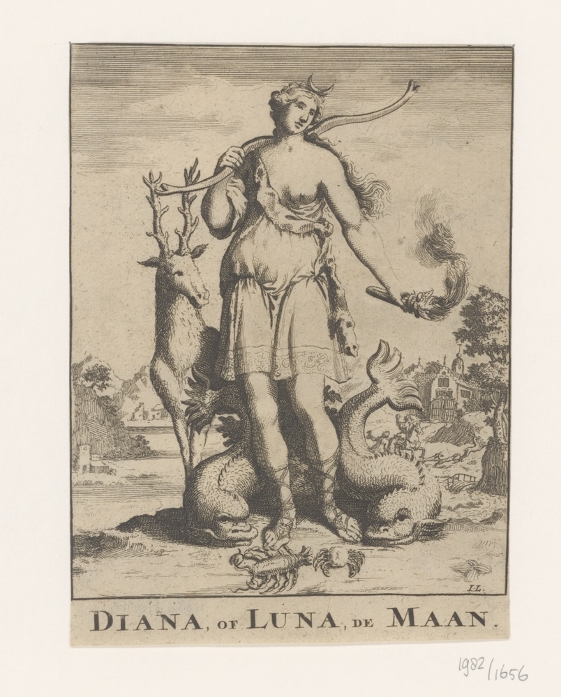 Diana of Luna, de Maan (uit de serie: 't Ryck der Goden)