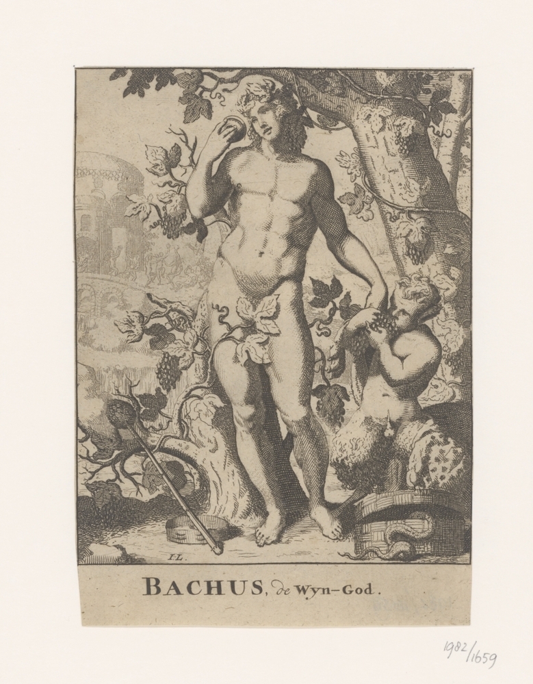 Bacchus, de Wijngod (uit de serie: 't Ryck der Goden)