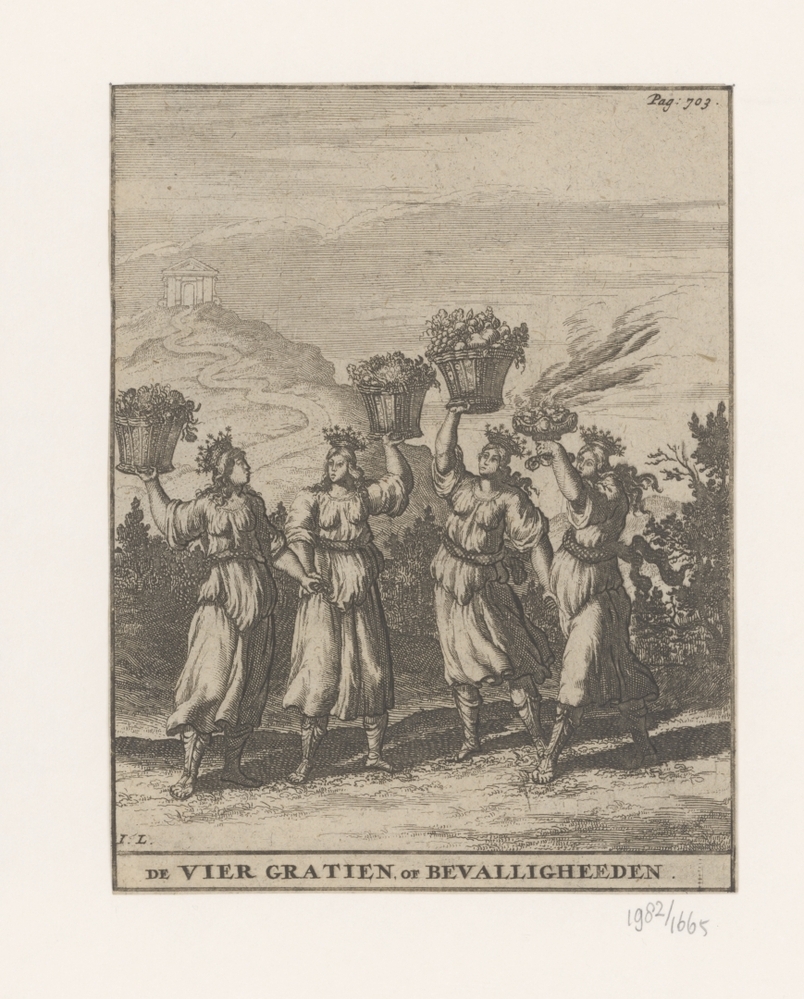 De vier gratieën (uit de serie: 't Ryck der Goden)