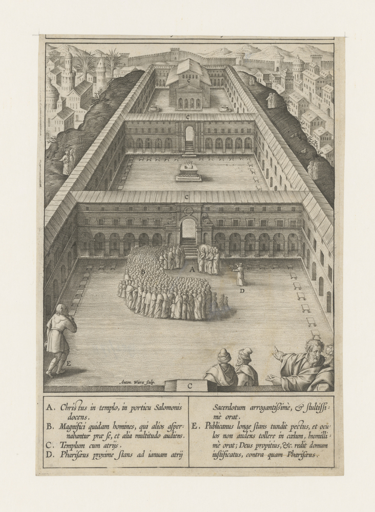 Christus bij de tempel