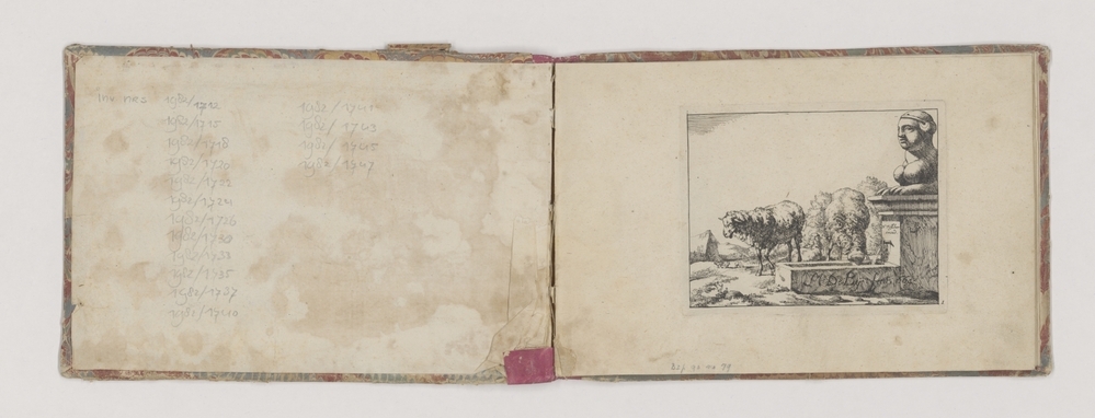 Twee schapen bij drinkbak, Titelblad (serie schapen)