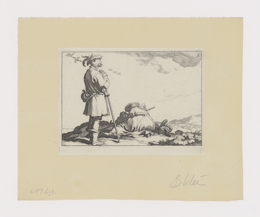 Twee jongens (serie: 16 prenten uit verschillende series van Cornelis en Frederik Bloemaert)