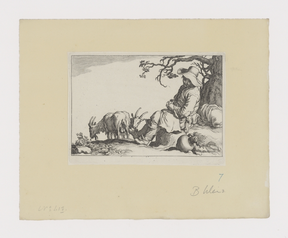 Geitenhoeder (serie: 16 prenten uit verschillende series van Cornelis en Frederik Bloemaert)