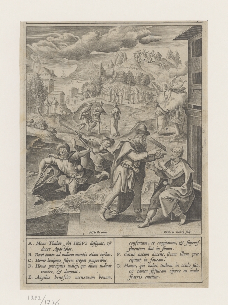 Gelijkenis van de splinter en de balk én gelijkenis van de blinde die de blinde leidt