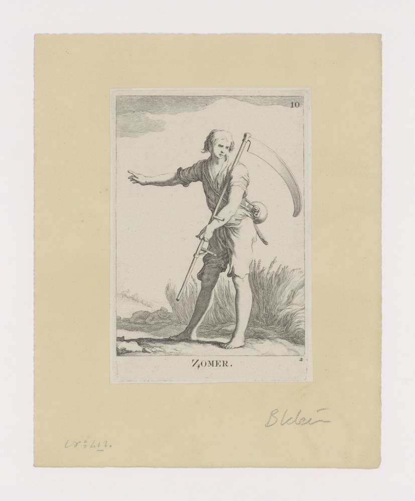 Zomer (serie: 16 prenten uit verschillende series van Cornelis en Frederik Bloemaert)