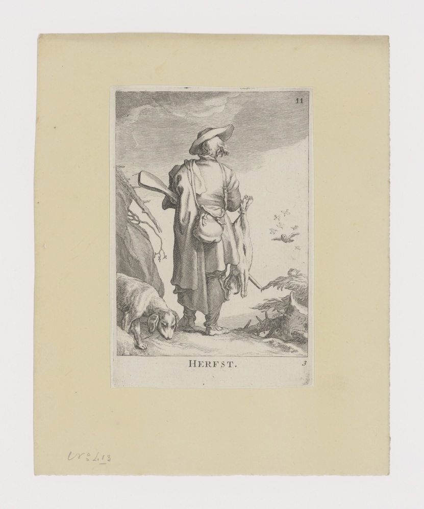 Herfst (serie: 16 prenten uit verschillende series van Cornelis en Frederik Bloemaert)