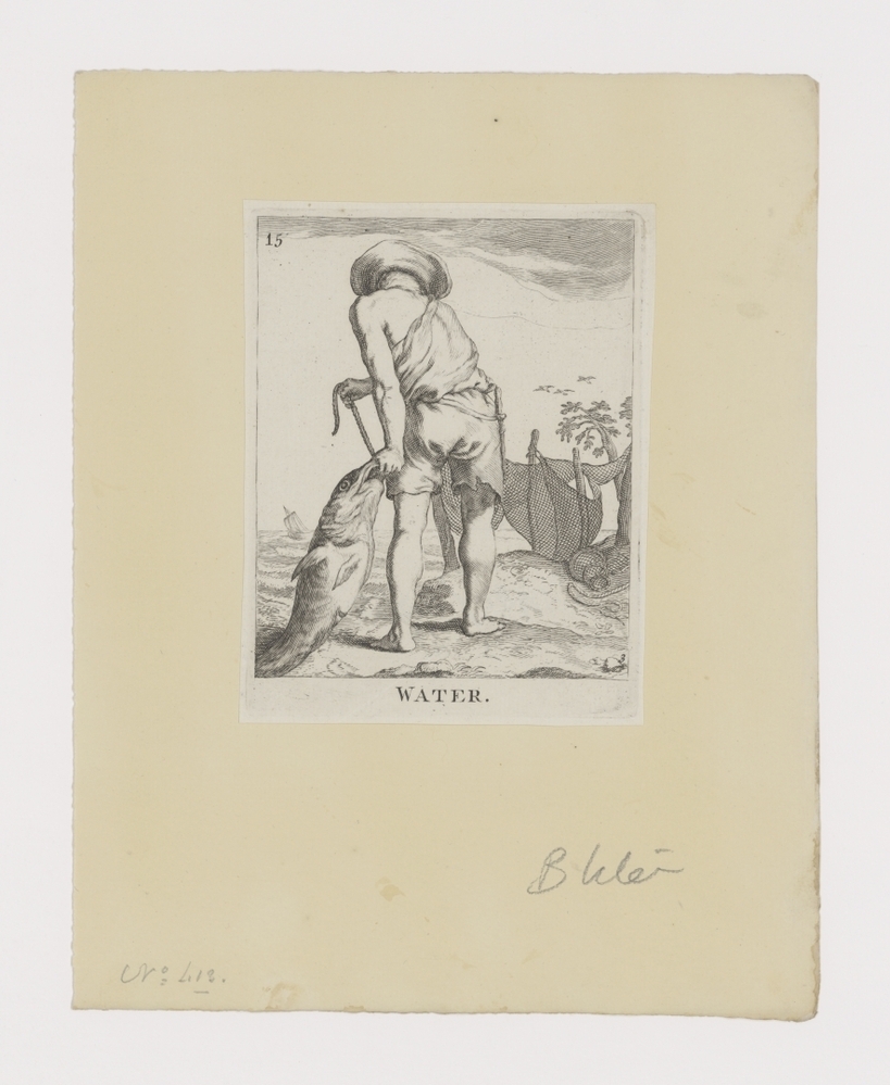 Water (serie: 16 prenten uit verschillende series van Cornelis en Frederik Bloemaert)