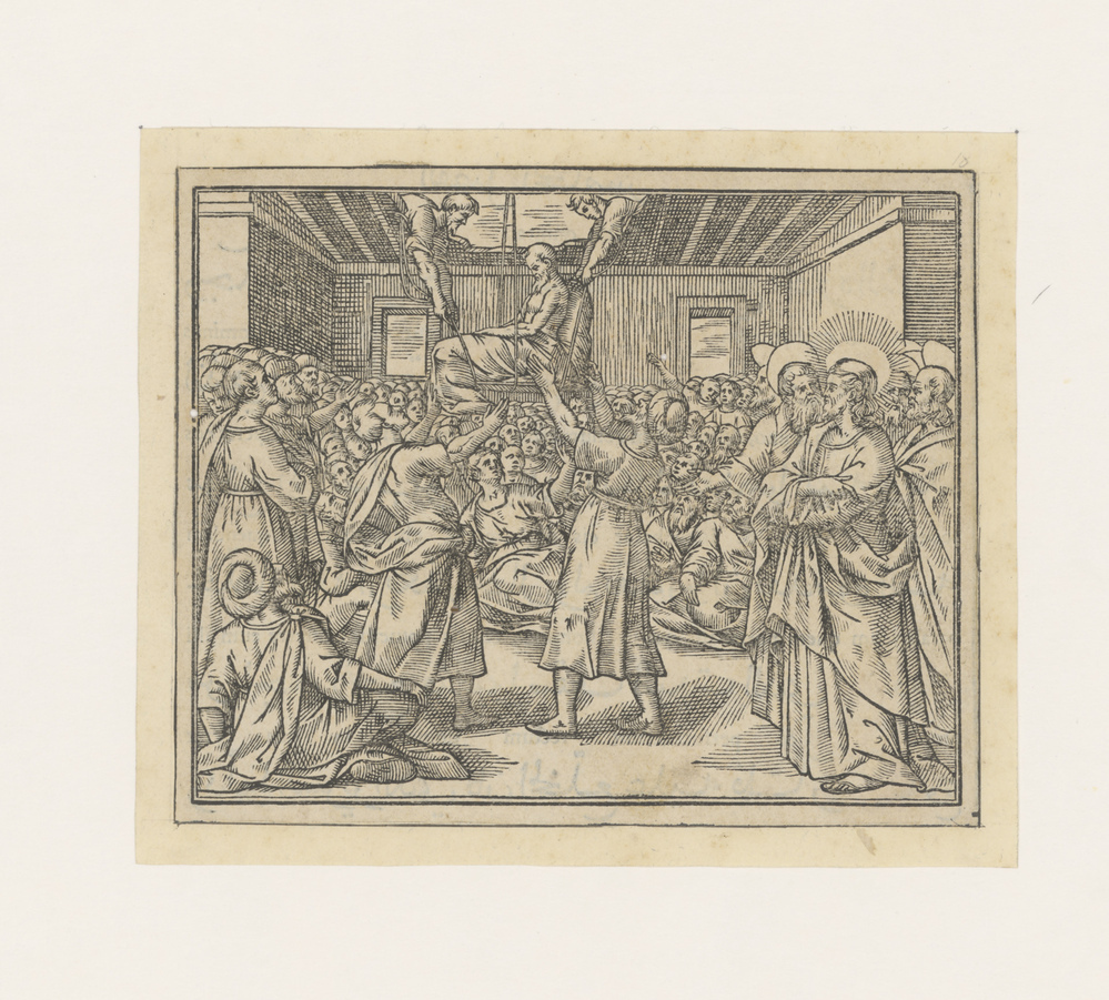 Genezing van de lamme (uit serie: Werken van Christus)