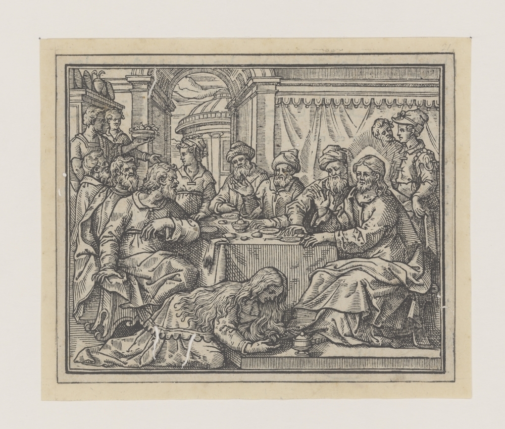 Maria zalft Christus' voeten (serie: Werken van Christus)