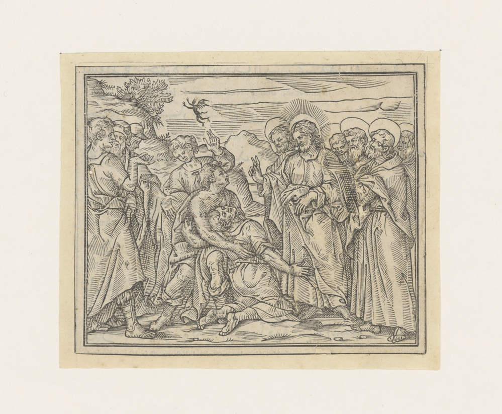 Uitdrijving van de boze geest (uit serie: Werken van Christus)