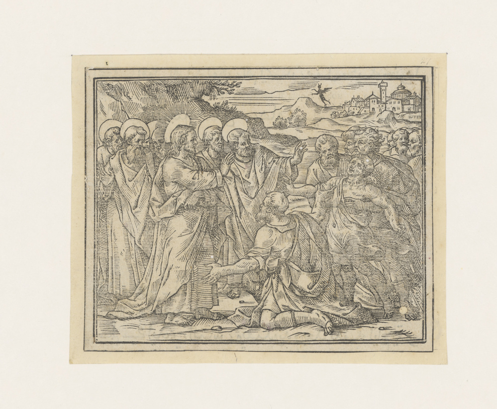 Uitdrijving van de boze geest (uit serie: Werken van Christus)