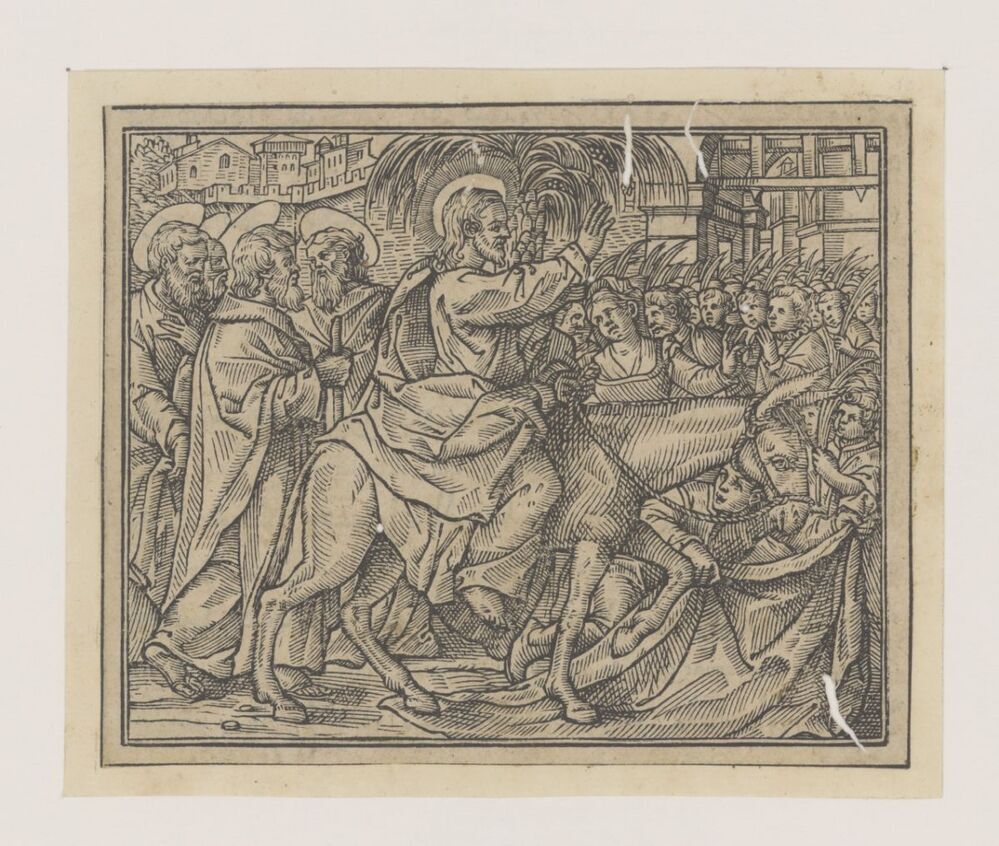 Intocht in Jeruzalem (serie: Werken van Christus)