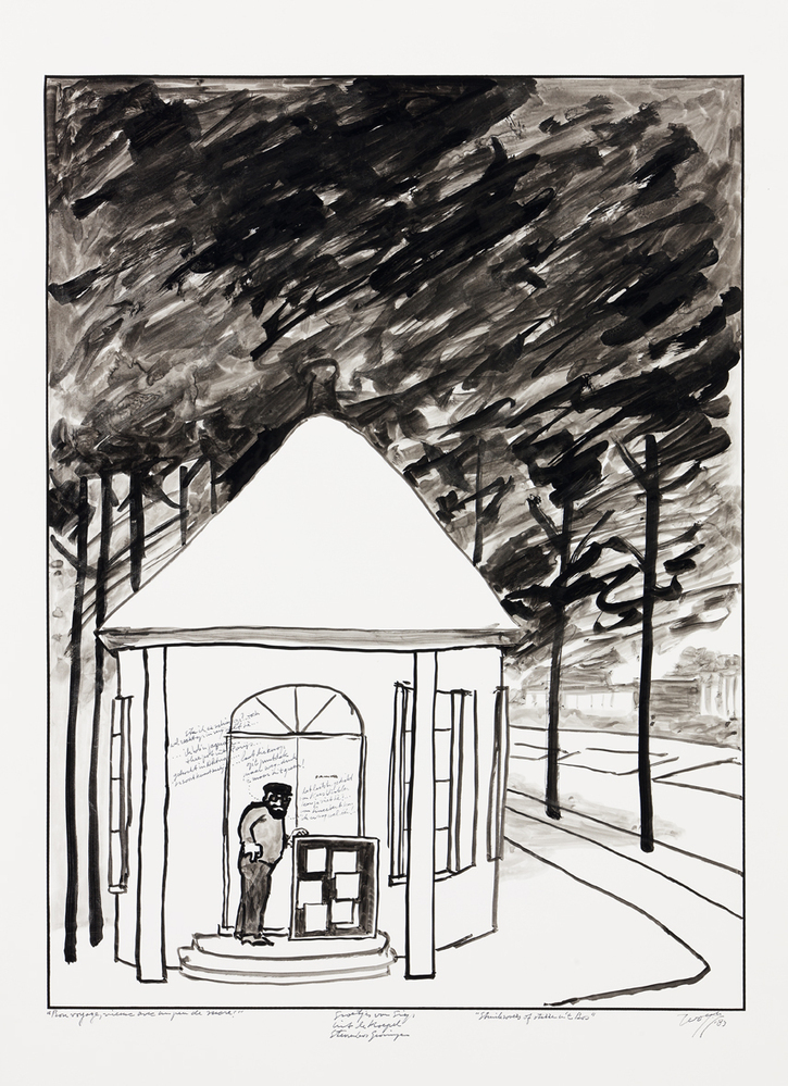 Groetjes van Siep uit de koepel, Sterrenbos Groningen (uit de serie: Bon voyage, vieux avec un peu de sucre)