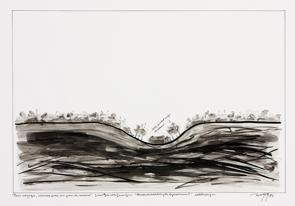 Aardverzakking in de provincie? Wedderbergen (uit de serie: Bon voyage, vieux avec un peu de sucre)