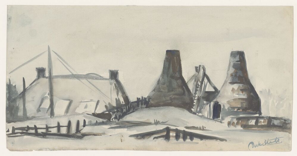 Kalkoven aan het Damsterdiep