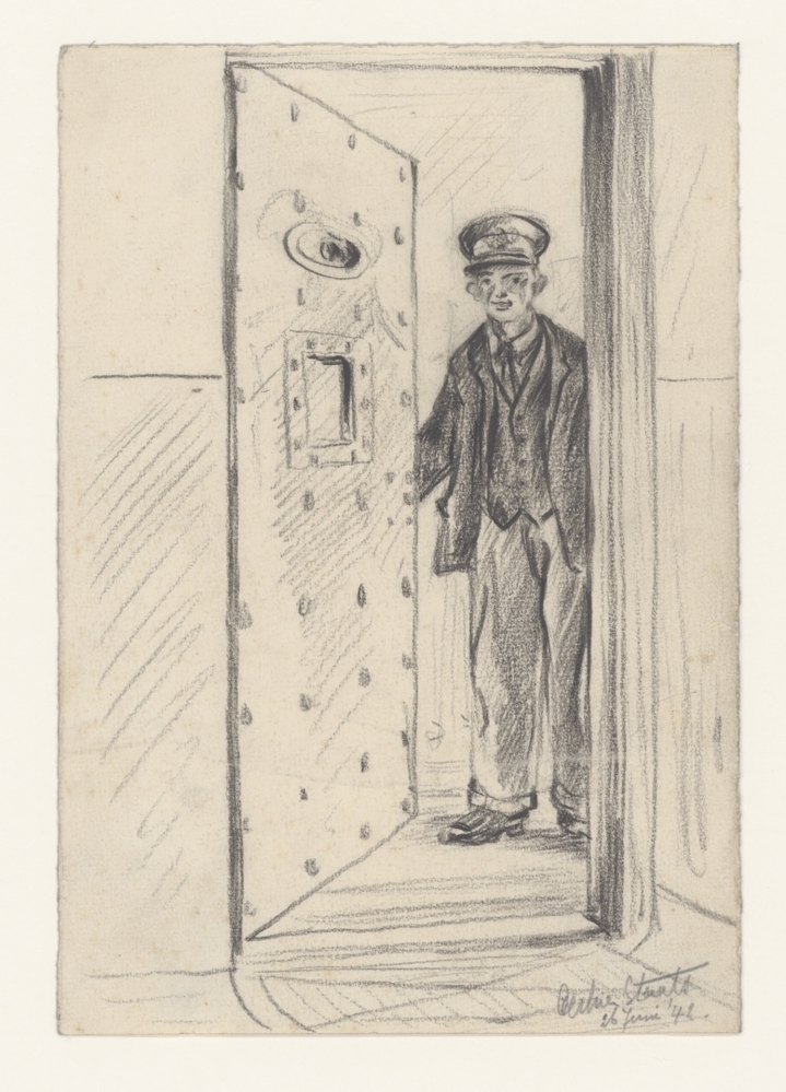 Cipier opent celdeur