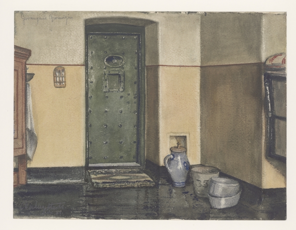 Cel in het Huis van Bewaring Groningen