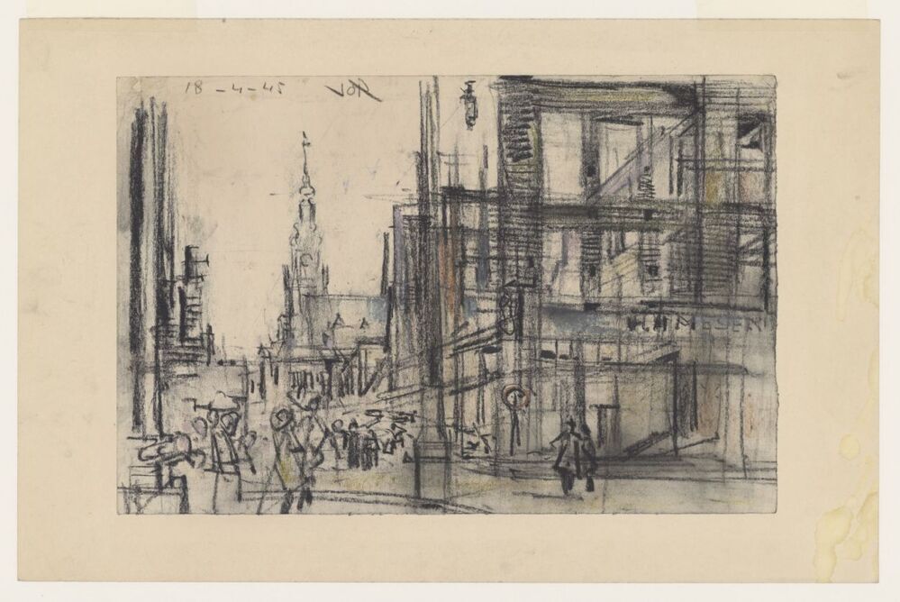 De verwoesting van de Grote Markt