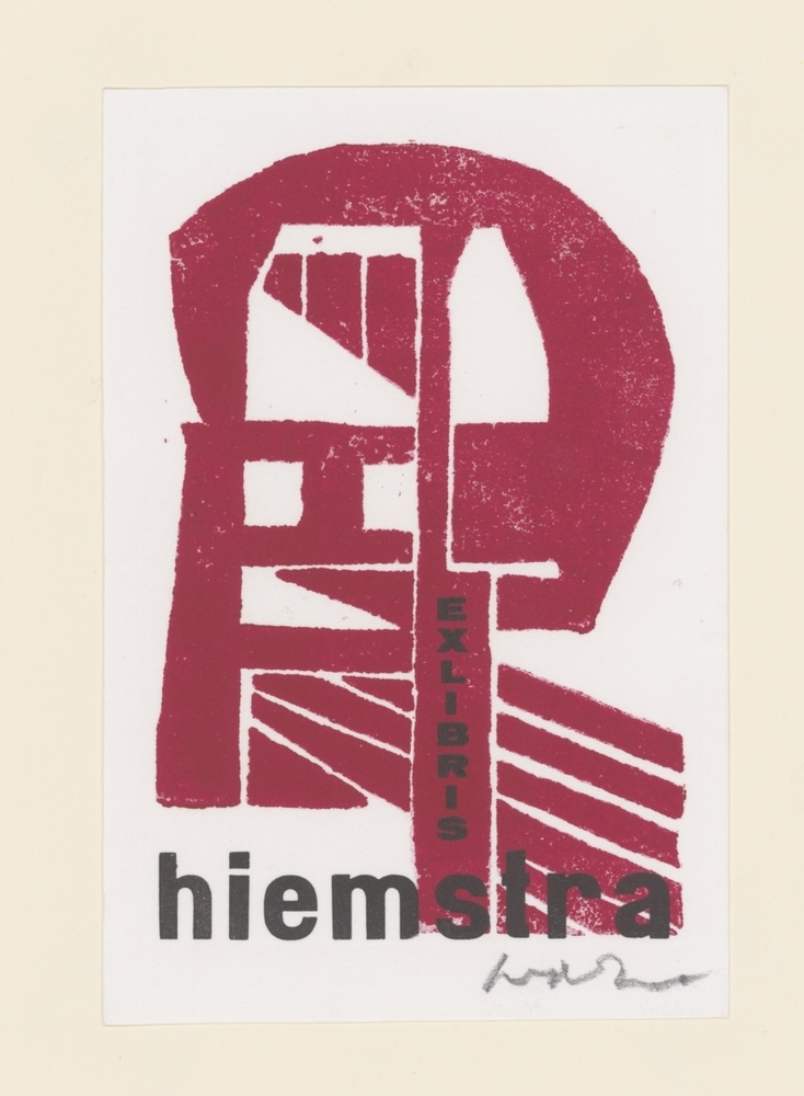 Ex-libris P.J. Hiemstra