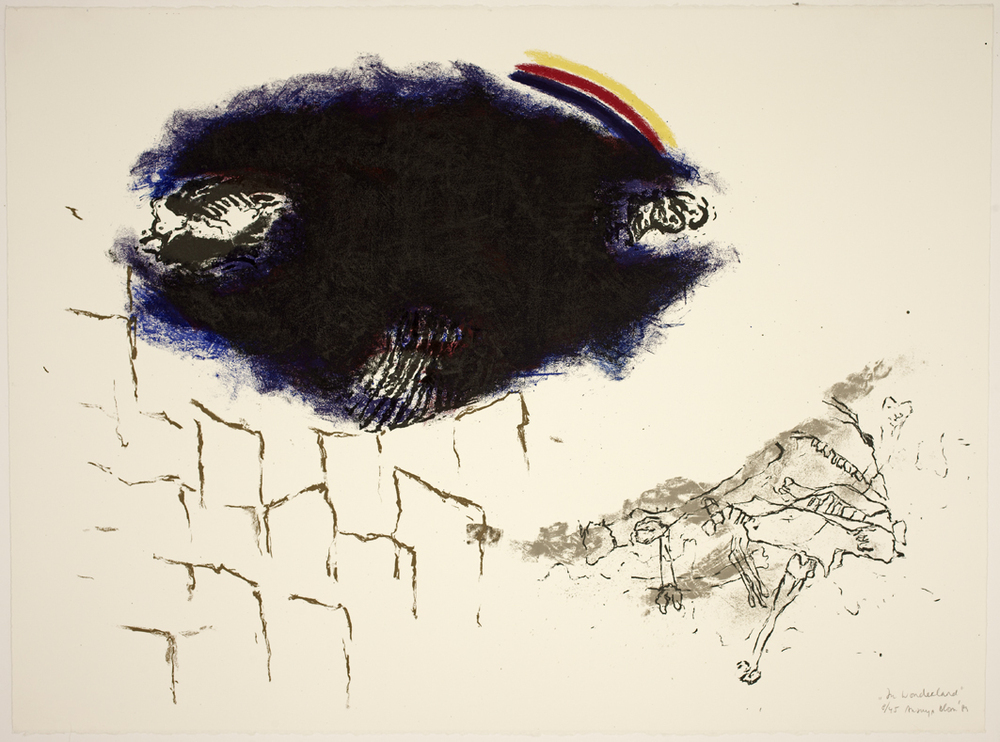 In wonderland (uit de serie: 12 Zeefdrukken)