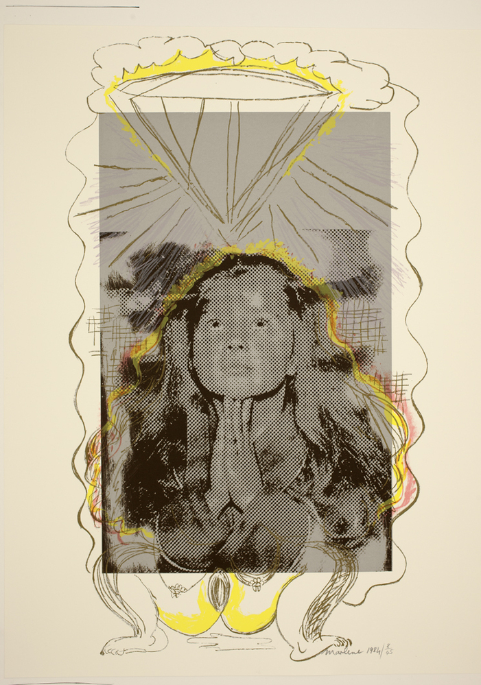 Zonder titel (uit de serie: 12 Zeefdrukken)