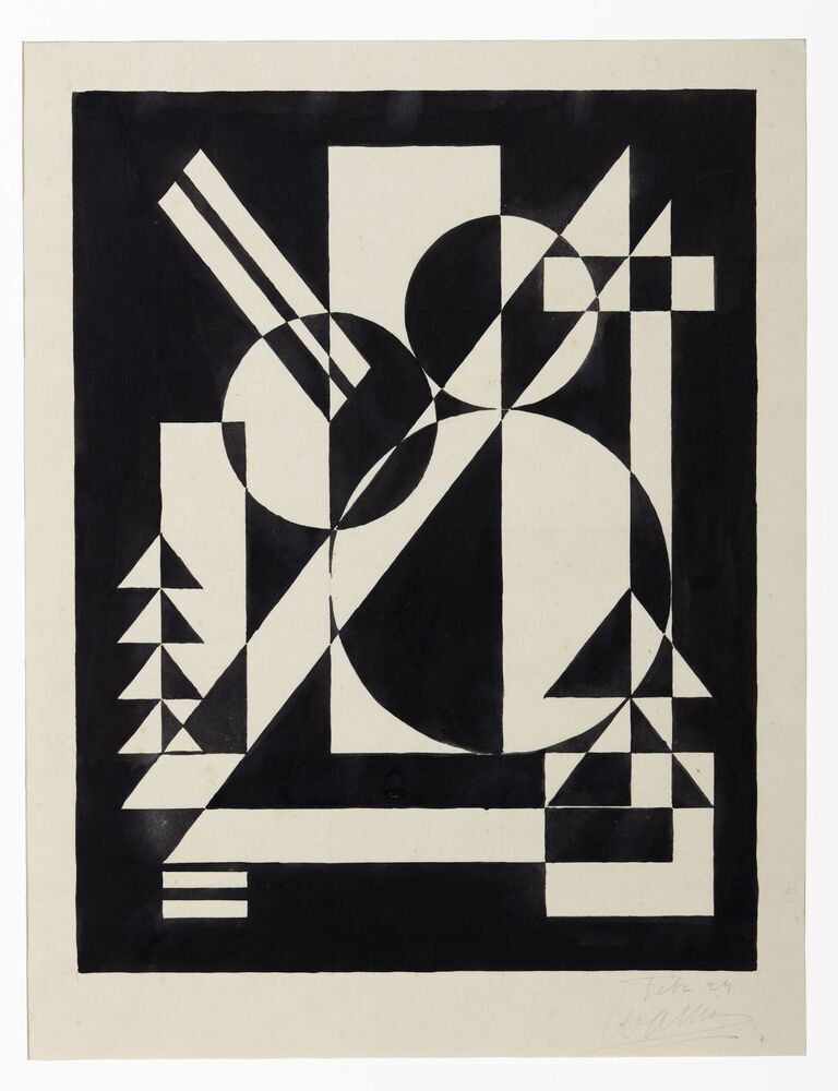 Compositie met cirkels