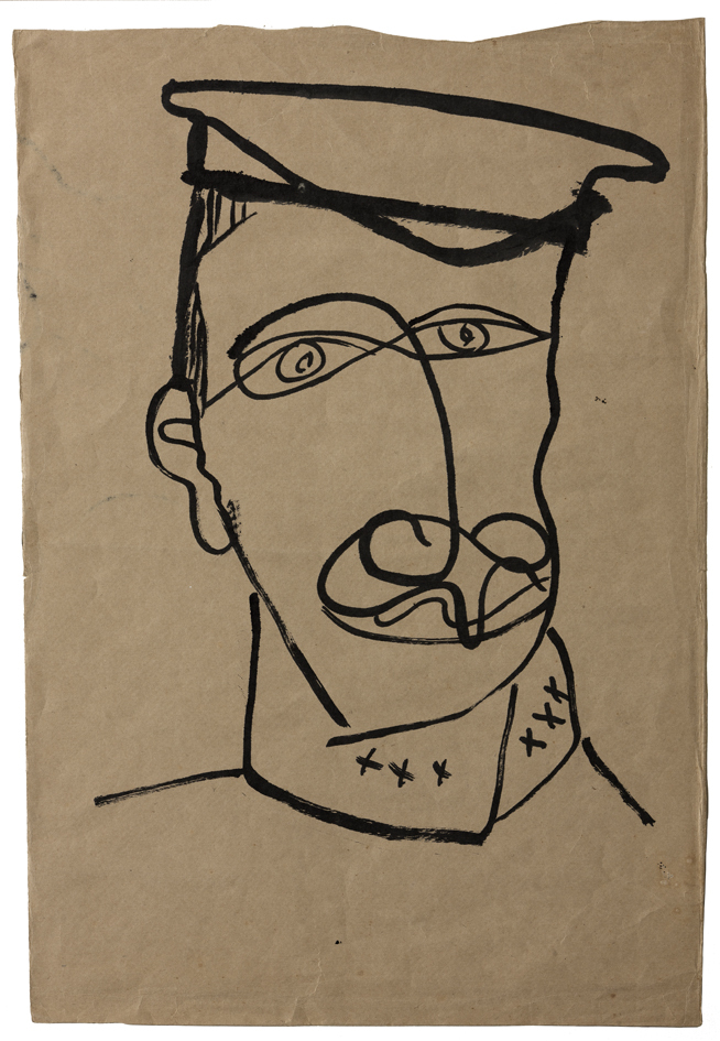 Officier met drie sterren (T-55)