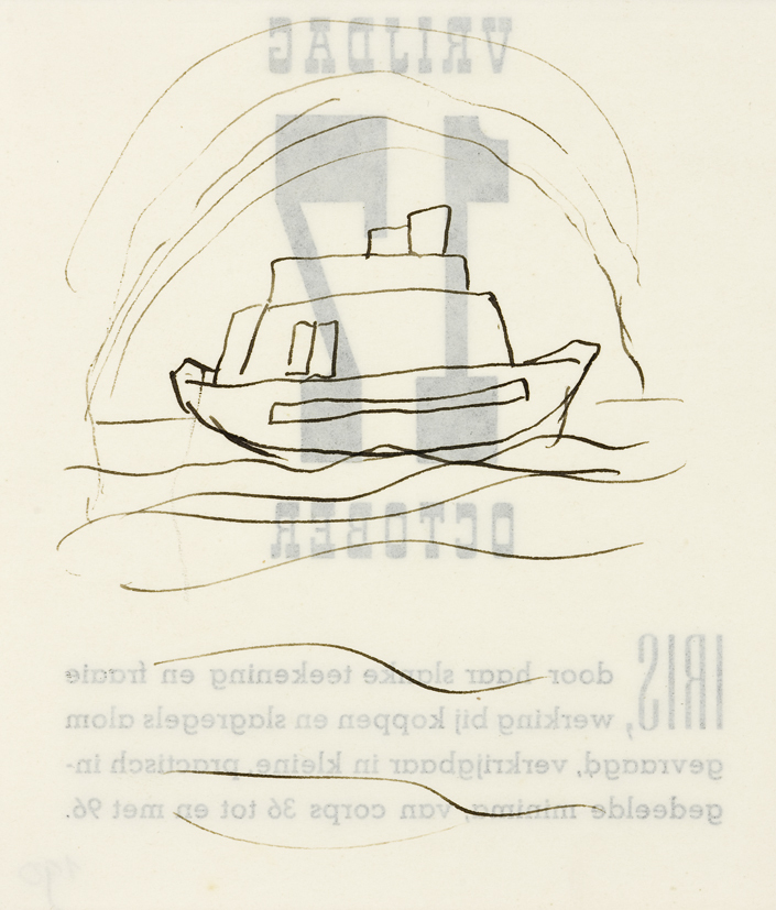 Schip (studie voor 'Das Windliecht Gottes') (SC-556)