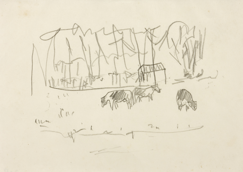 Landschap met drie koeien (SC-78)