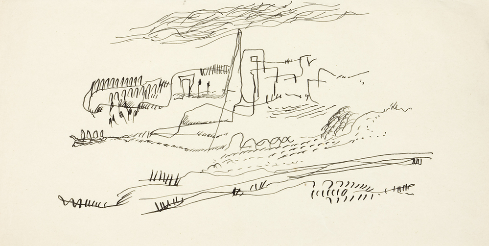 Studie van landschap (SC-82)