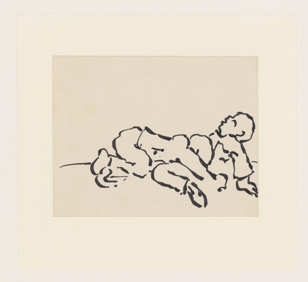 Twee liggende figuren