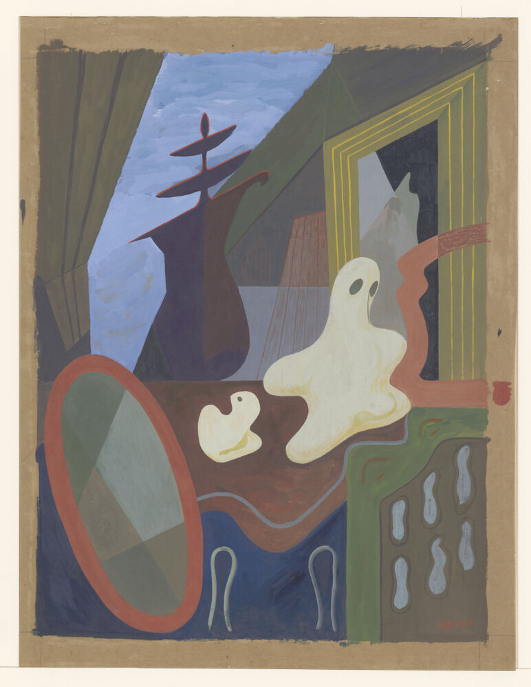 Compositie XVII (droominterieur)