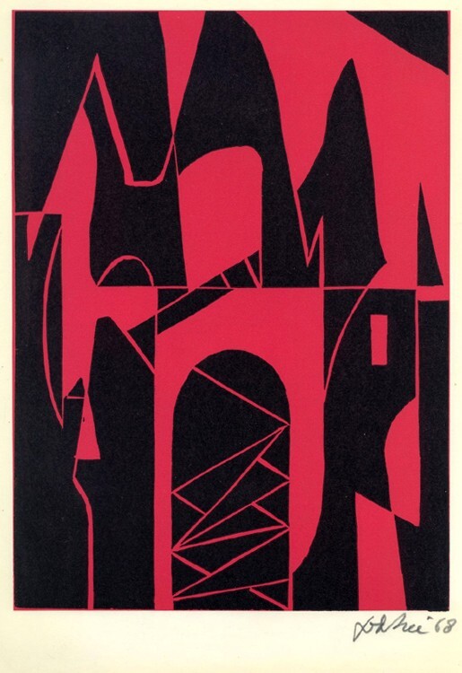 Kerst- en Nieuwjaarskaart 1968