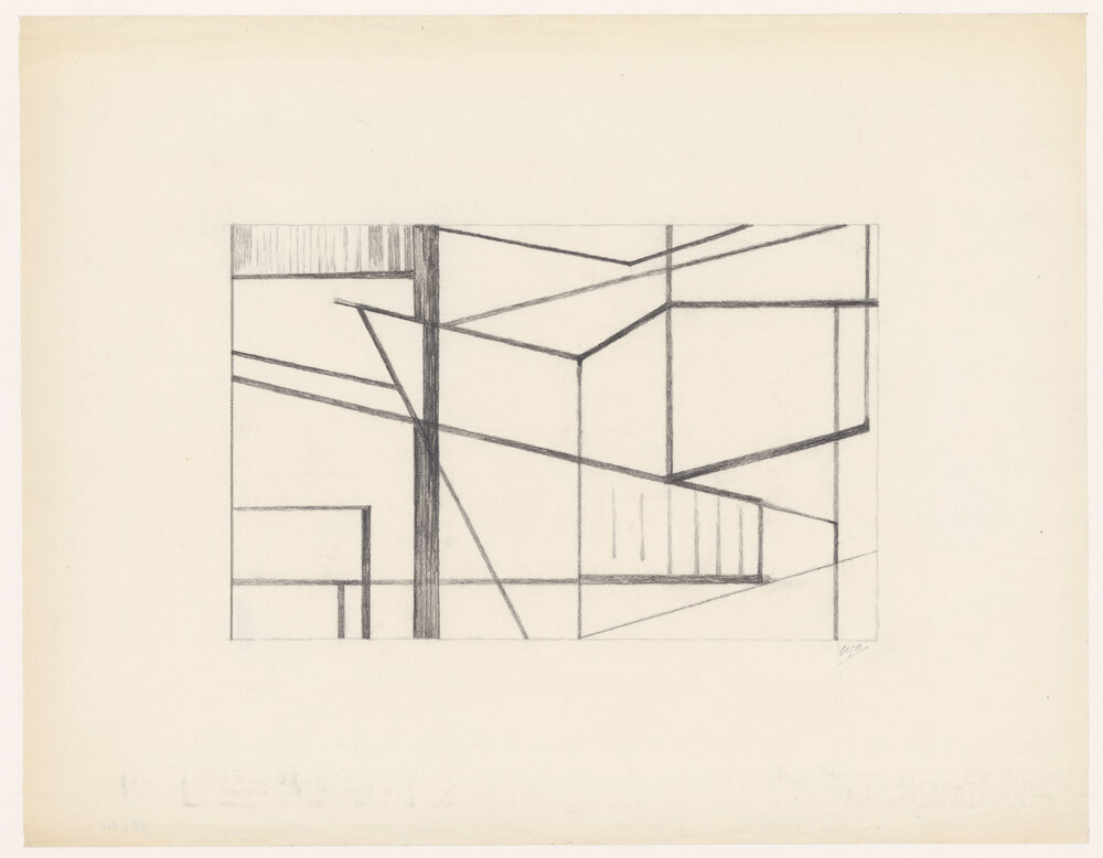 Geometrische lijnencompositie