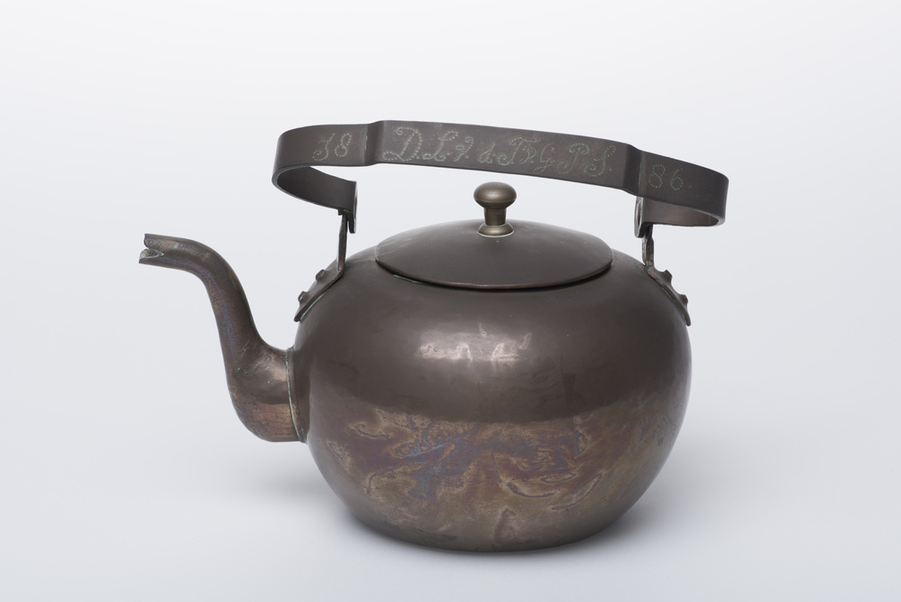 Appelketel van rood koper