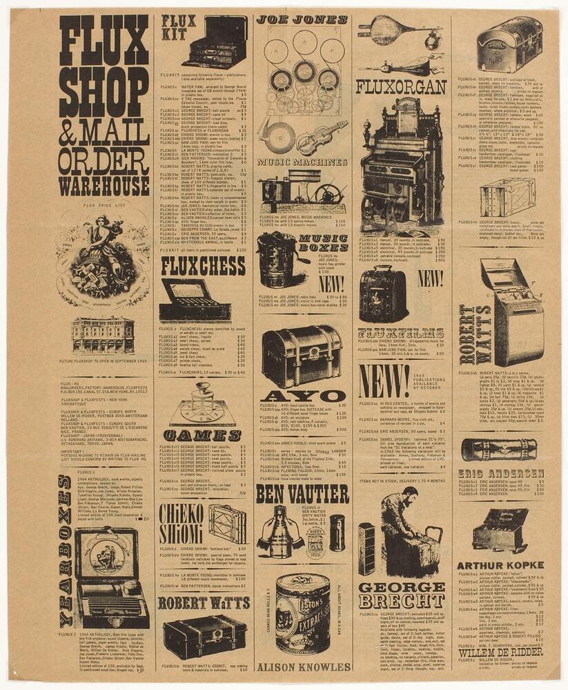 Fluxus vacuum trapezoid (Fluxus newspaper no. 5)